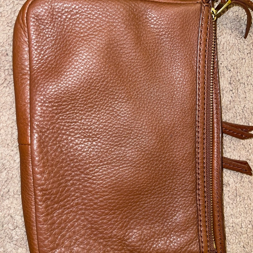 Brown fossil crossbody bag